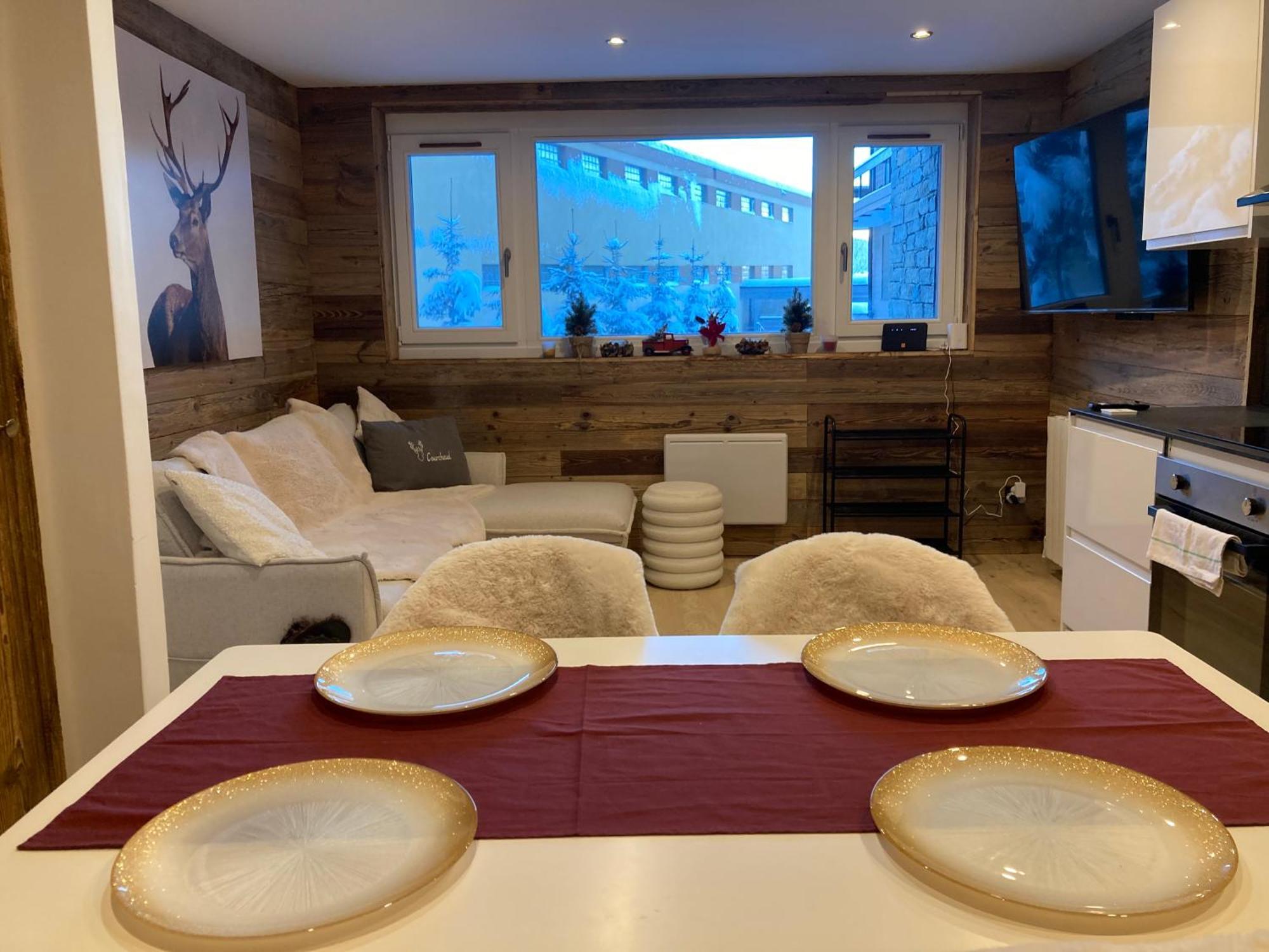 1650 Moriond - 2 Double Bedroom Near Snow Front Apartamento Courchevel